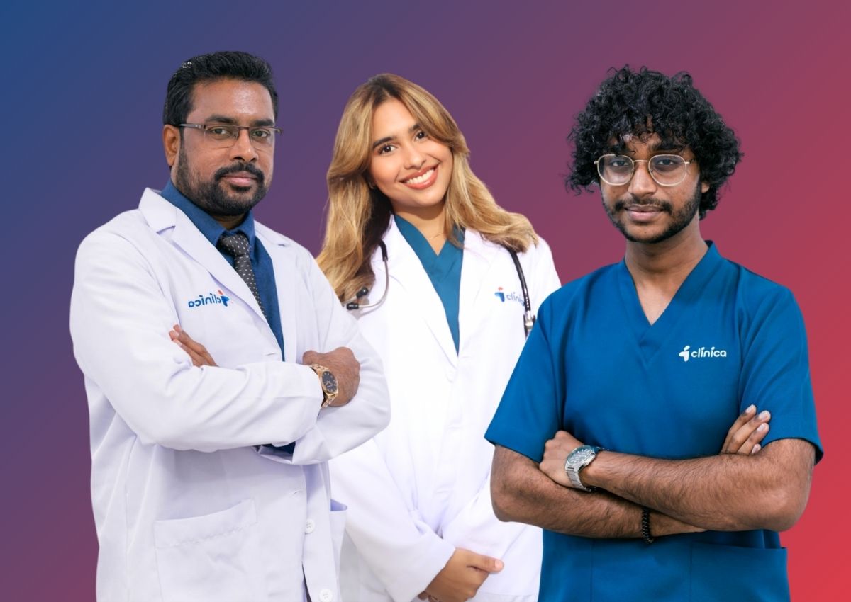 Clinica Maldives medical team - doctors and healthcare professionals in Male, Maldives